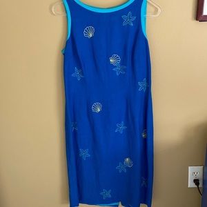 Classic Talbots sea shell dress